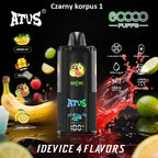 ATVS Disposable 60 000 zaciągnięć: 4-w-1 smakowy, Banana lodowa | Red Bull | Mix owoców | Cytryna-limonka