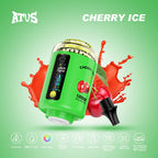ATVS E-Hookah Head 120K PUFFS — panel LED oraz wskaźnik poziomu liquidu - Wiśnia Ice
