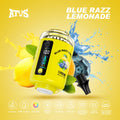 ATVS E-Hookah Head 120K PUFFS — panel LED oraz wskaźnik poziomu liquidu - Blue Razz Lemonade
